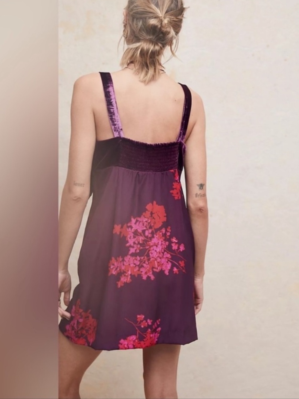 Free People Tie a Bow Mini Dress | Size Small - Picture 3 of 7